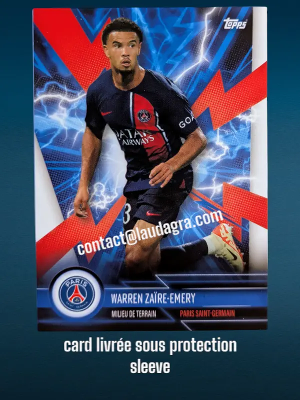 Warren Zaïre-Emery Card N° PSGS-3