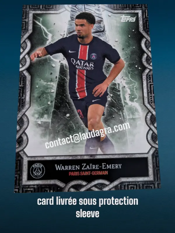 Warren Zaïre-Emery  Fan Set 24/25 Card N° MO-7