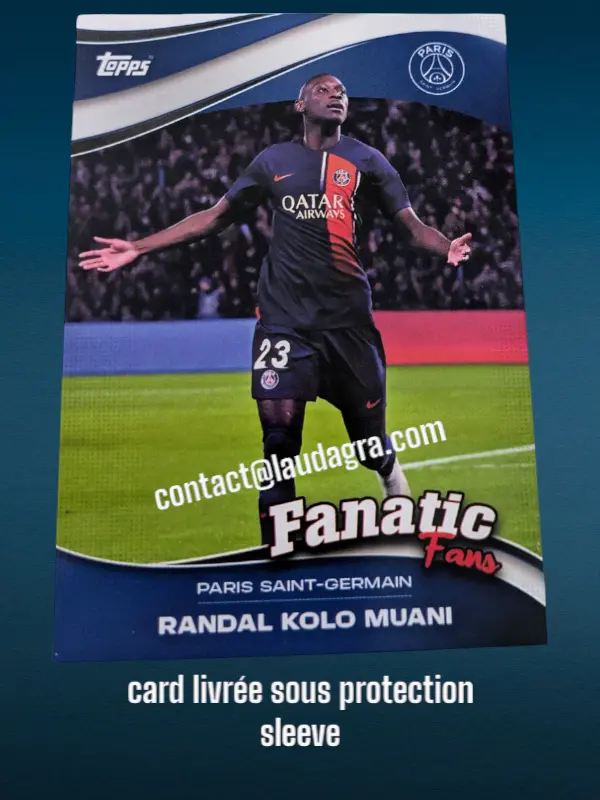 Randal Kolo Muani  Fan Set 24/25 Card N° FF-4