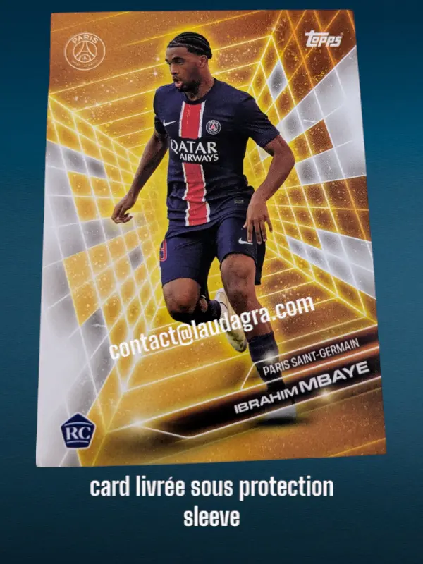 Ibrahim Mbaye  - Rookie Fan Set 24/25 Card N° GF-2