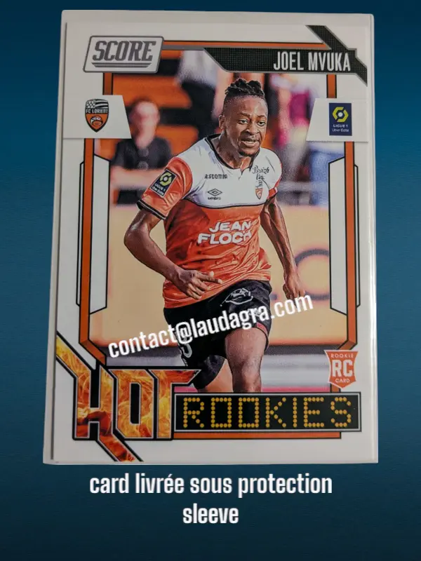 [HOTROOKIES24 N° 3] 3. Joel Mvuka (FC Lorient) Rookie Card