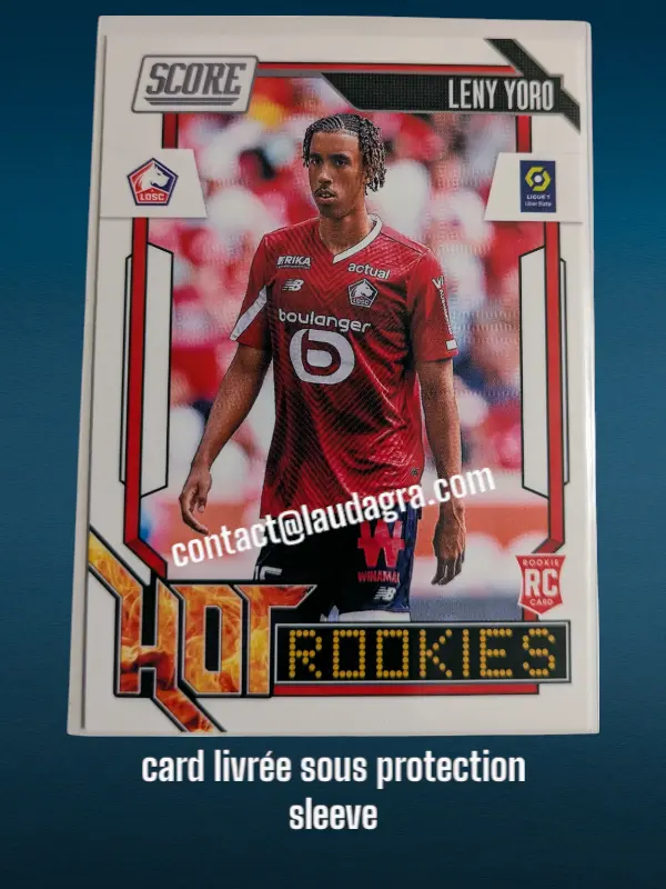 [HOTROOKIES24 N° 7] 7. Leny Yoro (LOSC Lille) Rookie Card