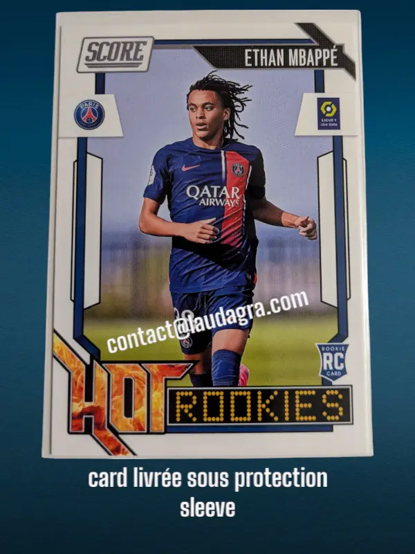 [HOTROOKIES24 N° 9] 9. Ethan Mbappé (Paris Saint-Germain) Rookie Card