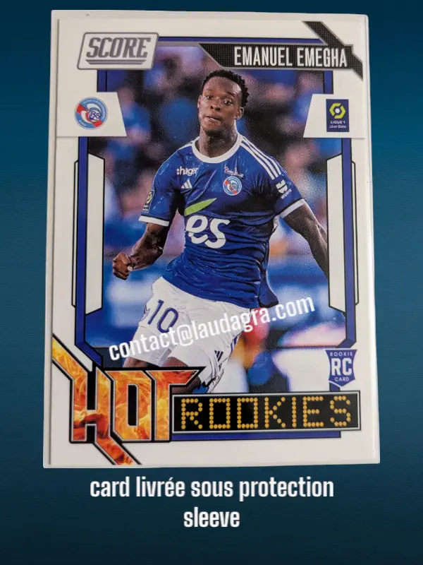 [HOTROOKIES24 N° 15] 15. Emanuel Emegha (RC Strasbourg Alsace) Rookie Card