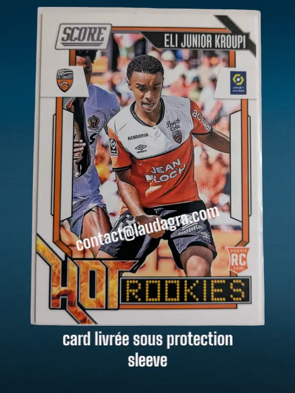 [HOTROOKIES24 N° 20] 20. Eli Junior Kroupi (FC Lorient) Rookie Card
