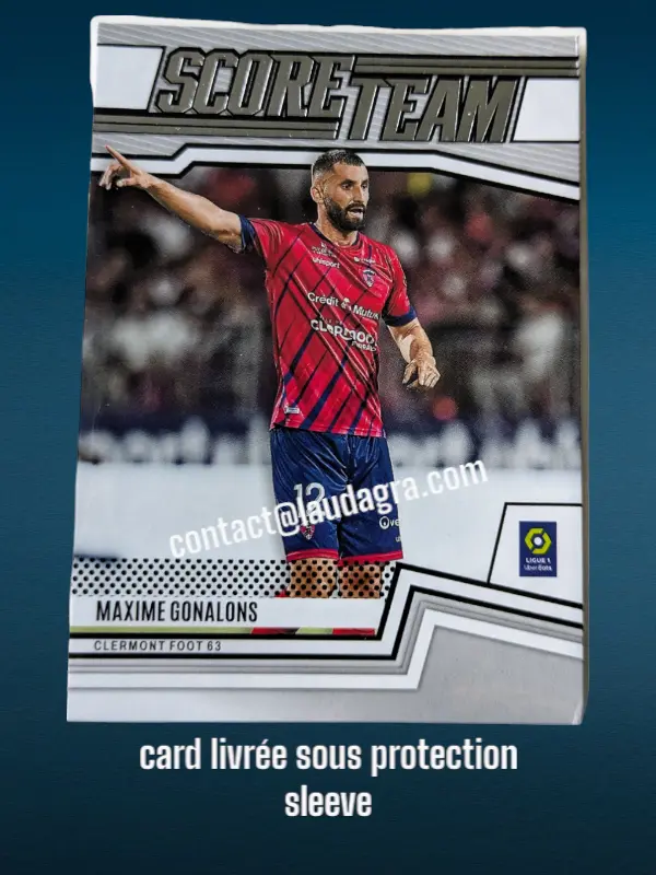 Maxime Gonalons N° 3 Clermont Foot 63  Score Team 22/23