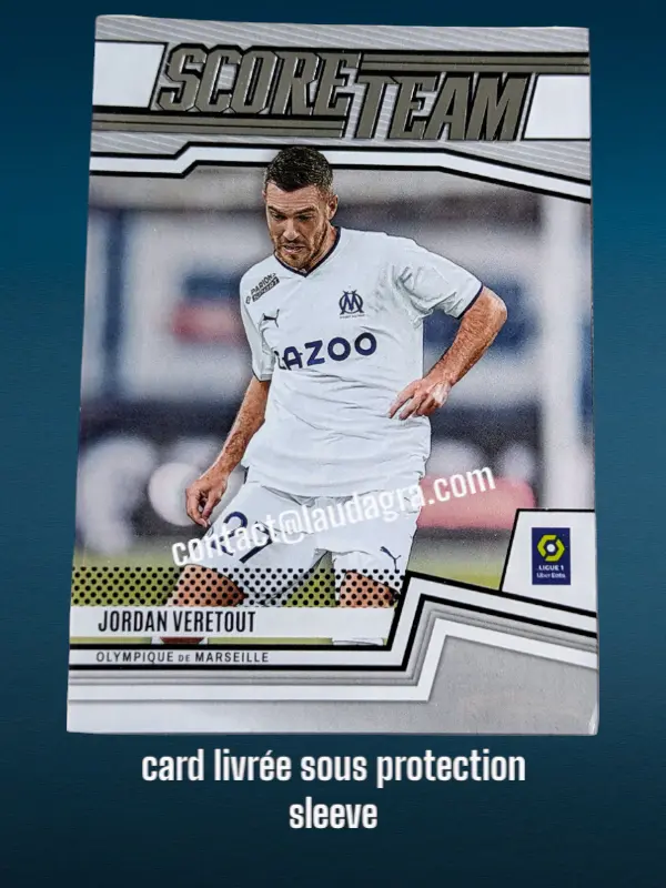 Jordan Veretout N° 10 Olympique de Marseille  Score Team 22/23