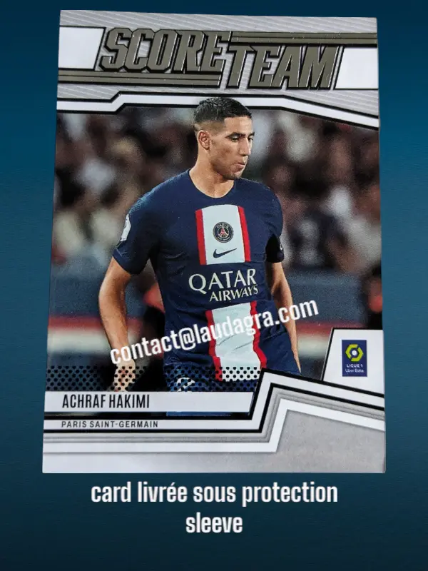 Achraf Hakimi N° 24 Paris Saint-Germain  Score Team 22/23