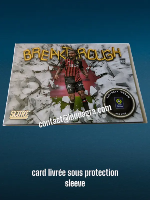 Khephren Thuram N° 19/ Breakthrough    OGC Nice Panini