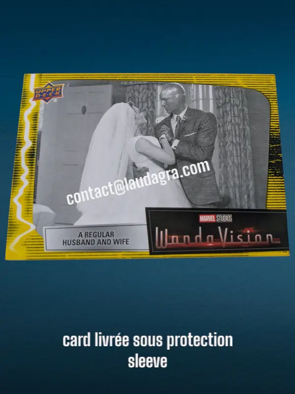 Parallel Card Mind Stone Yellow A Regular Husband and Wife Wandavision Card N° 1