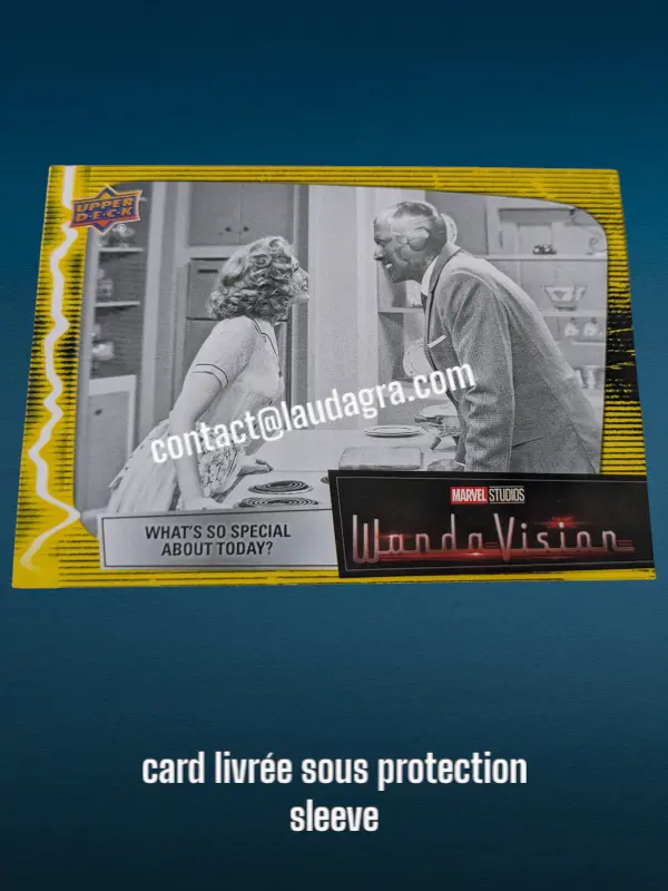 Parallel Card Mind Stone Yellow What’s So Special About Today? Wandavision Card N° 2