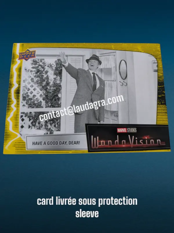 [WANDAVIS_Y03] Parallel Card Mind Stone Yellow Have a Good Day, Dear! Wandavision Card N° 3