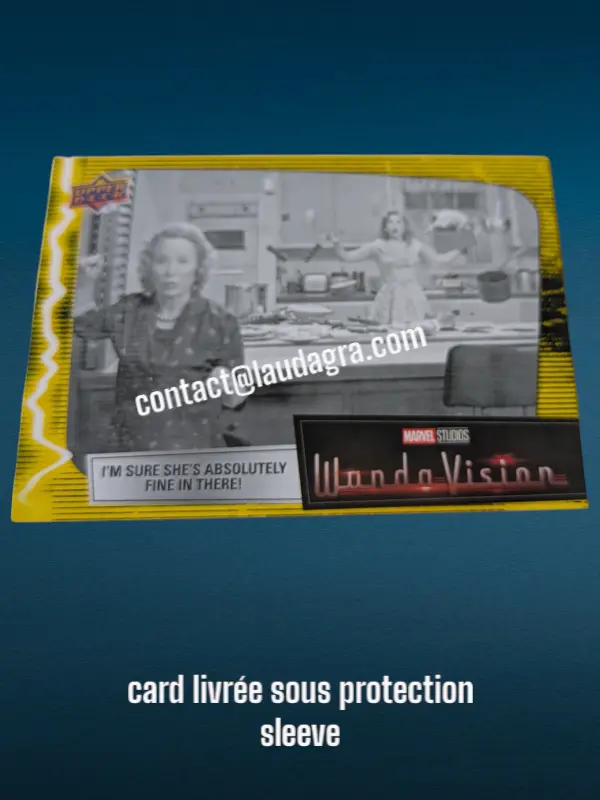 [WANDAVIS_Y07] Parallel Card Mind Stone Yellow I’m Sure She’s Absolutely Fine in There! Wandavision Card N° 7
