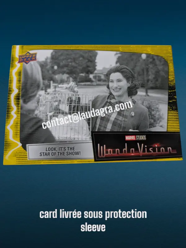 [WANDAVIS_Y14] Parallel Card Mind Stone Yellow Look, It’s the Star of the Show! Wandavision Card N° 14