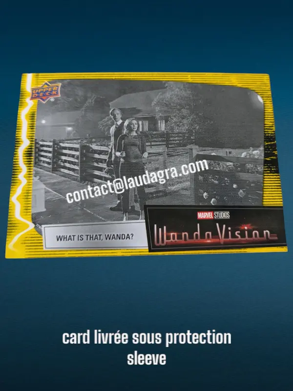 Parallel Card Mind Stone Yellow What Is That, Wanda? Wandavision Card N° 19