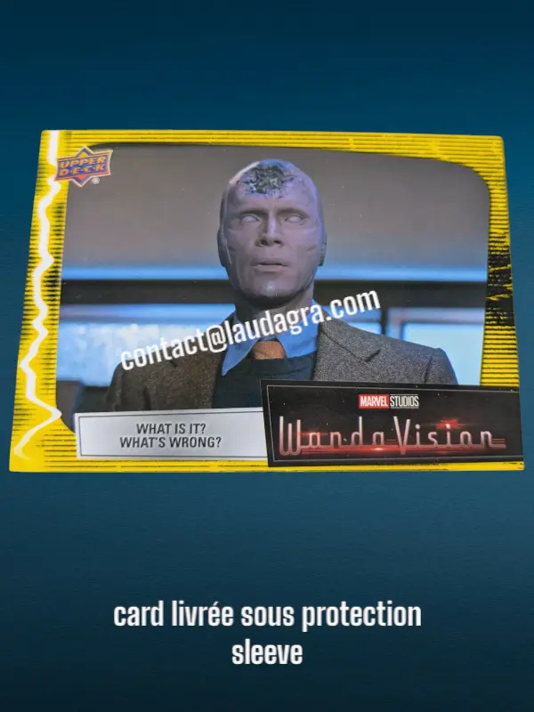 Parallel Card Mind Stone Yellow What Is It? What’s Wrong? Wandavision Card N° 38