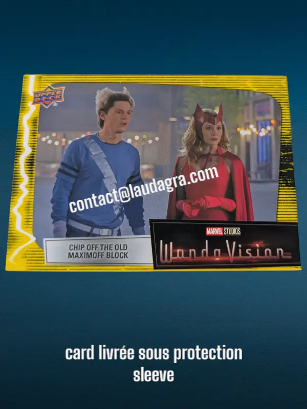 Parallel Card Mind Stone Yellow Chip Off the Old Maximoff Block Wandavision Card N° 51