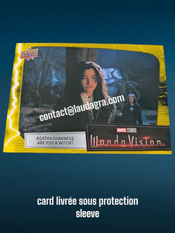 [WANDAVIS_Y67] Parallel Card Mind Stone Yellow Agatha Harkness, Are You a Witch? Wandavision Card N° 67