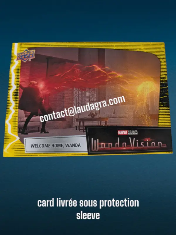 [WANDAVIS_Y75] Parallel Card Mind Stone Yellow Welcome Home, Wanda Wandavision Card N° 75