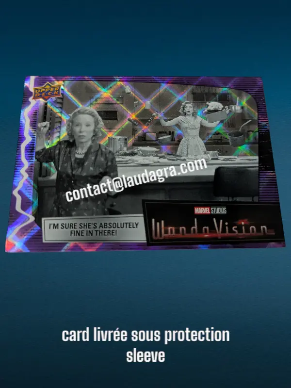 [WANDAVIS_P07] Parallel Card Purple Spell I’m Sure She’s Absolutely Fine in There! Wandavision Card N° 7