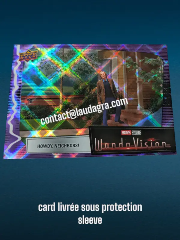 [WANDAVIS_P28] Parallel Card Purple Spell Howdy, Neighbors! Wandavision Card N° 28