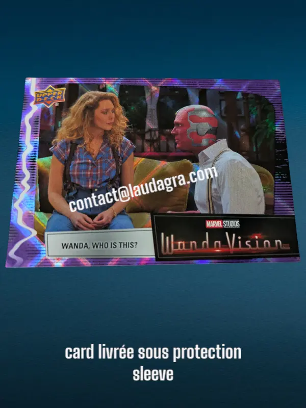 [WANDAVIS_P46] Parallel Card Purple Spell Wanda, Who Is This? Wandavision Card N° 46