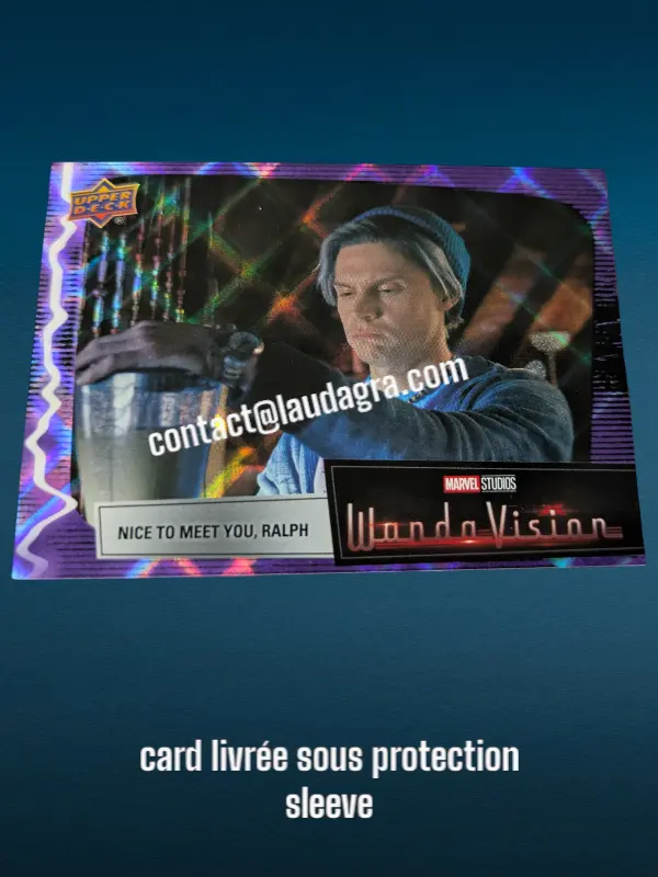 [WANDAVIS_P81] Parallel Card Purple Spell Nice to Meet You, Ralph Wandavision Card N° 81