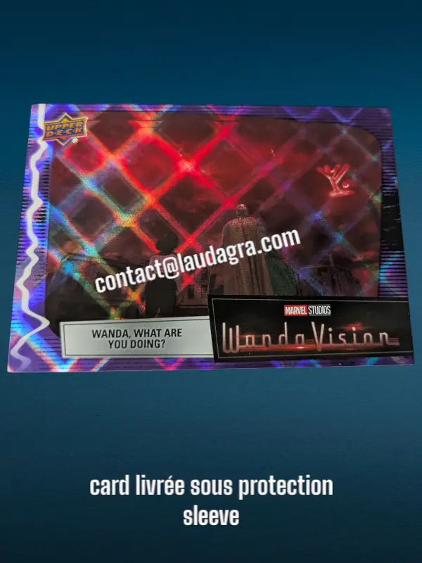 [WANDAVIS_P85] Parallel Card Purple Spell Wanda, What Are You Doing? Wandavision Card N° 85