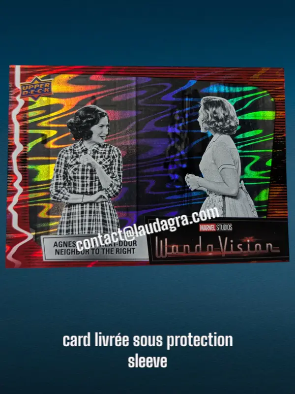 [WANDAVIS_R04] Parallel Card Scarlet Red Agnes, Your Next-door Neighbor to the Right Wandavision Card N° 4