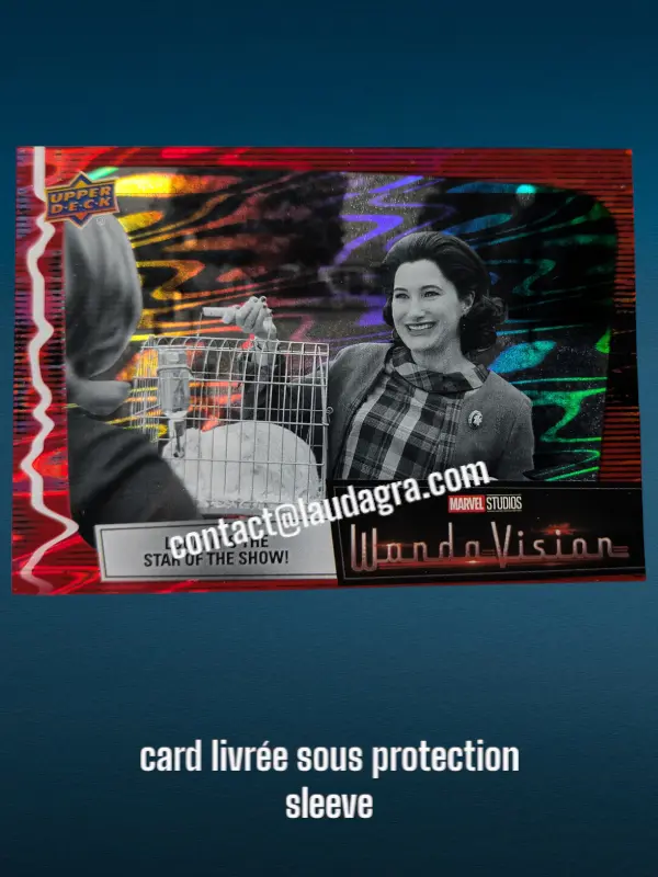 [WANDAVIS_R14] Parallel Card Scarlet Red Look, It’s the Star of the Show! Wandavision Card N° 14