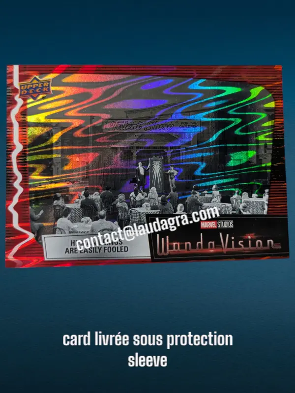 Parallel Card Scarlet Red Human Beings Are Easily Fooled Wandavision Card N° 17