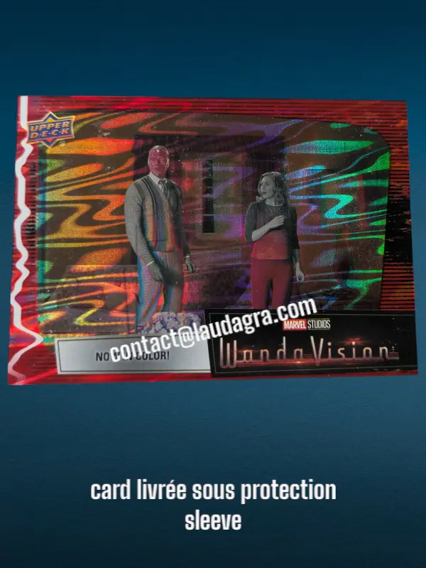 Parallel Card Scarlet Red Now in Color! Wandavision Card N° 20