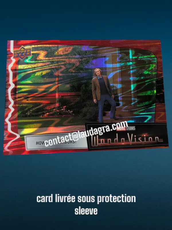 [WANDAVIS_R28] Parallel Card Scarlet Red Howdy, Neighbors! Wandavision Card N° 28