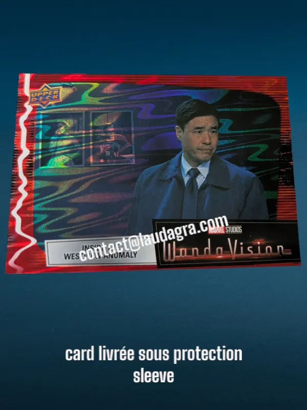Parallel Card Scarlet Red Inside the Westview Anomaly Wandavision Card N° 35
