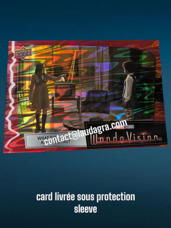 Parallel Card Scarlet Red What Did You Say About Pietro? Wandavision Card N° 36