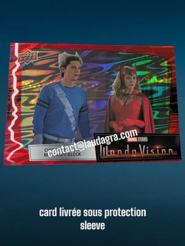 Parallel Card Scarlet Red Chip Off the Old Maximoff Block Wandavision Card N° 51