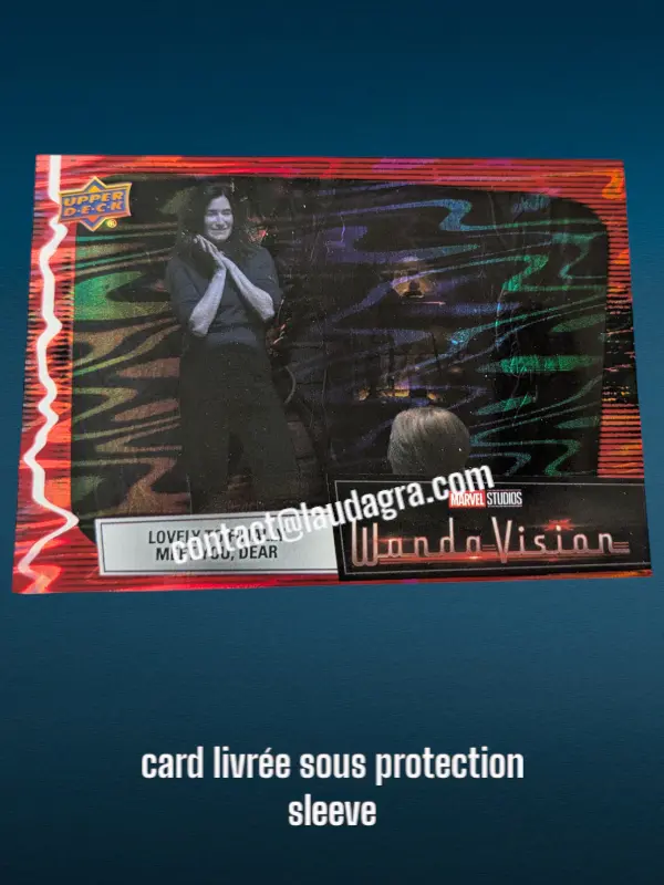 [WANDAVIS_R65] Parallel Card Scarlet Red Lovely to Finally Meet You, Dear Wandavision Card N° 65