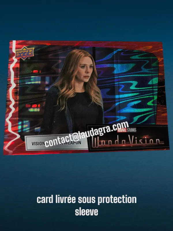 Parallel Card Scarlet Red Vision Is Not a Weapon Wandavision Card N° 72