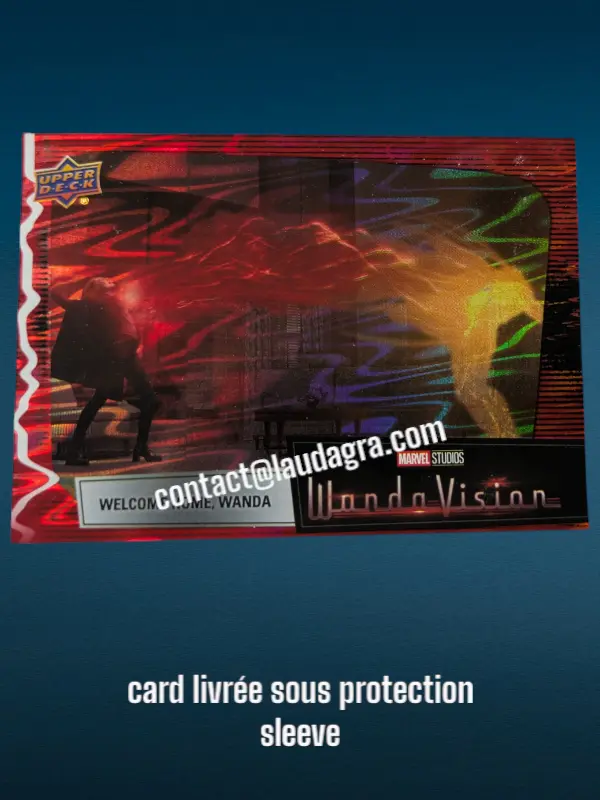 [WANDAVIS_R75] Parallel Card Scarlet Red Welcome Home, Wanda Wandavision Card N° 75