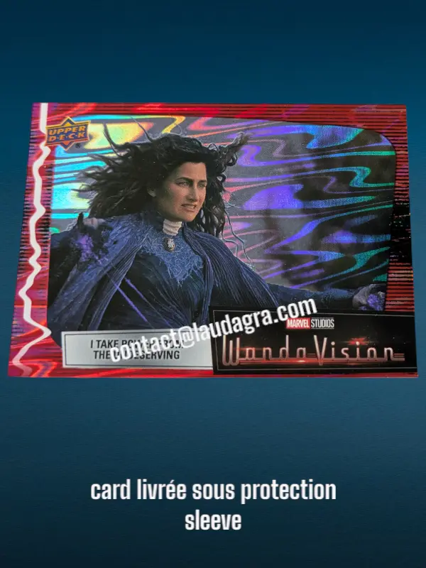 Parallel Card Scarlet Red I Take Power from the Underserving Wandavision Card N° 77