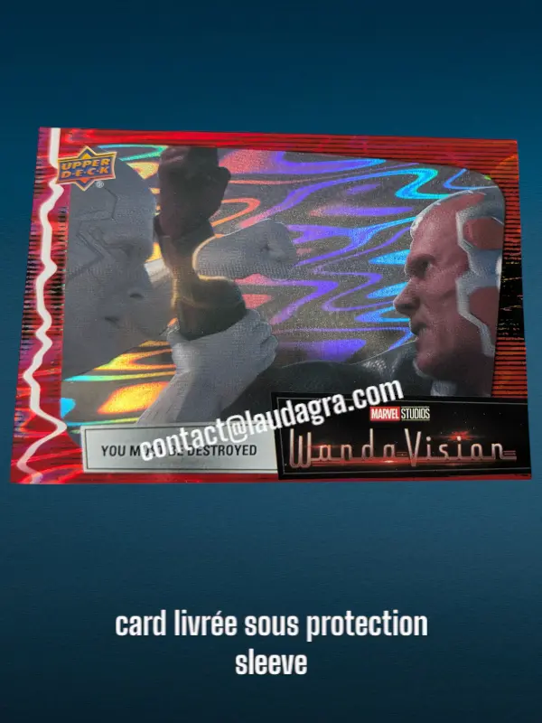 Parallel Card Scarlet Red You Must Be Destroyed Wandavision Card N° 80