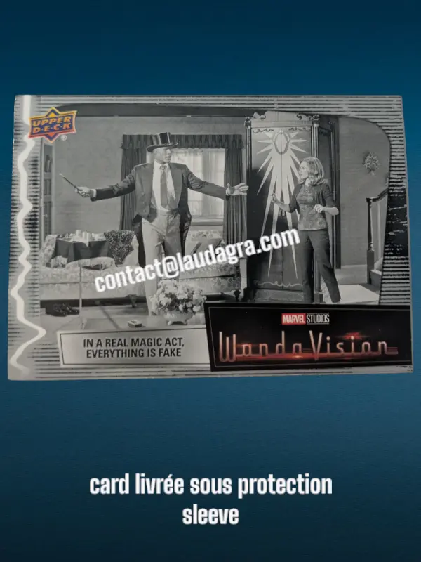 [WANDAVIS_12] In a Real Magic Act, Everything Is Fake Wandavision Card N° 12