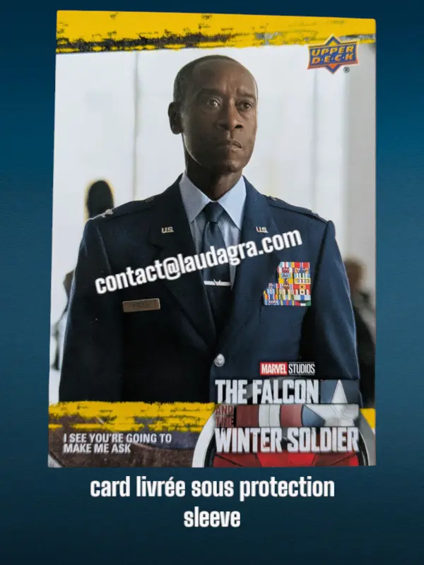 [FALCON_Y07] I See You're Gonna Make Me Ask The Falcon and The Winter Soldier Yellow Parallel Card N° 7