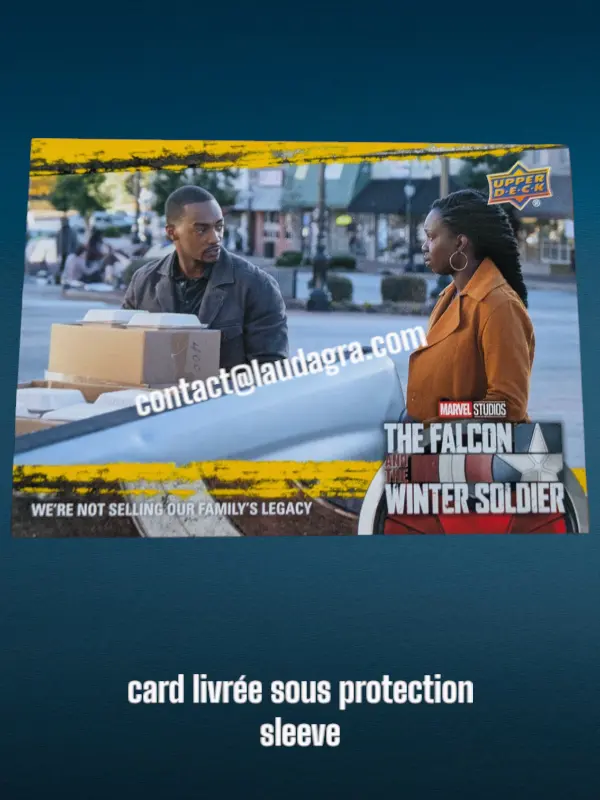 [FALCON_Y13] We're Not Selling Our Family's Legacy The Falcon and The Winter Soldier Yellow Parallel Card N° 13
