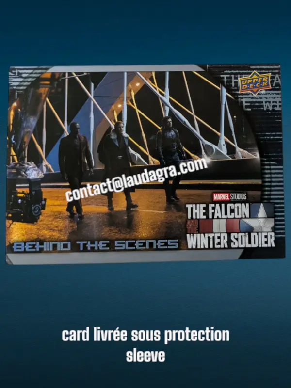 [FALCON_BS-6] Anthony Mackie, Daniel Bruhl and Sebastian Stan The Falcon and The Winter Soldier Card N° BS-6