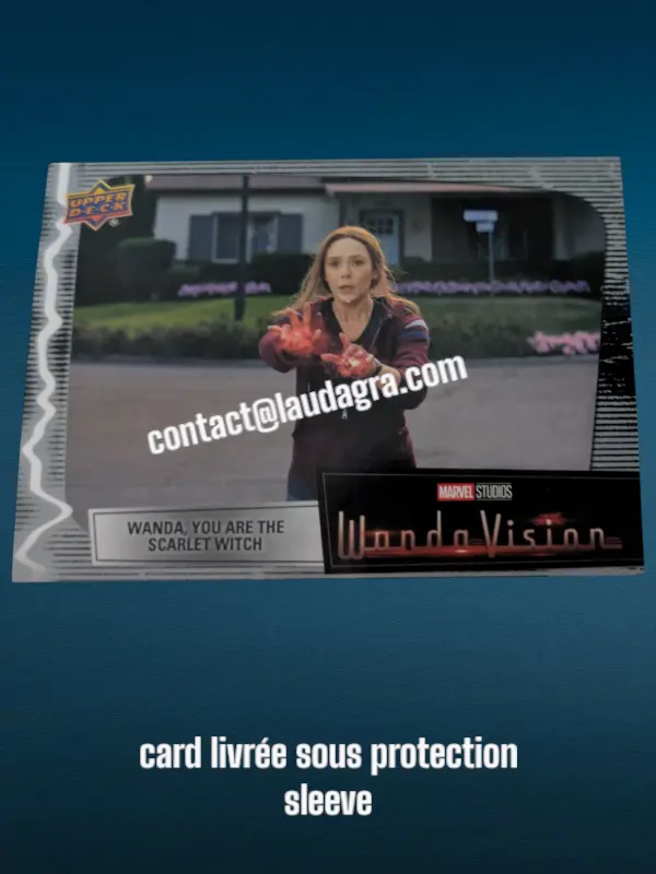 [WANDAVIS_76] Wanda, You Are the Scarlet Witch Wandavision Card N° 76