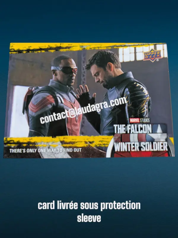 [FALCON_Y16] There's Only One Way To Find Out The Falcon and The Winter Soldier Yellow Parallel Card N° 16