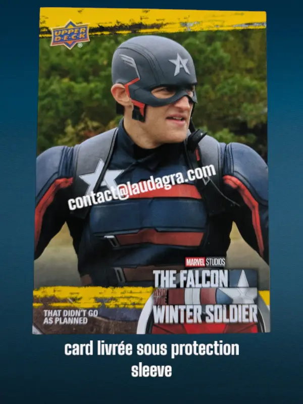 [FALCON_Y18] That Didn't Go As Planned The Falcon and The Winter Soldier Yellow Parallel Card N° 18
