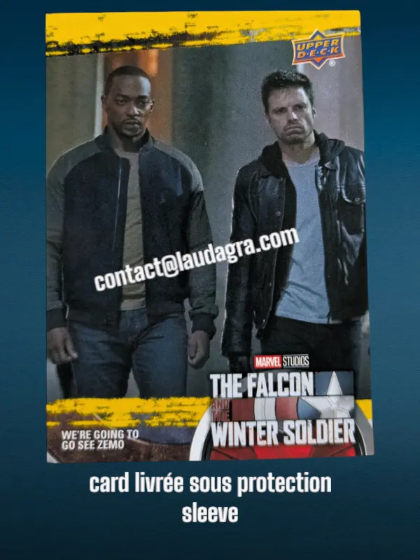 We're Gonna Go See Zemo The Falcon and The Winter Soldier Yellow Parallel Card N° 21