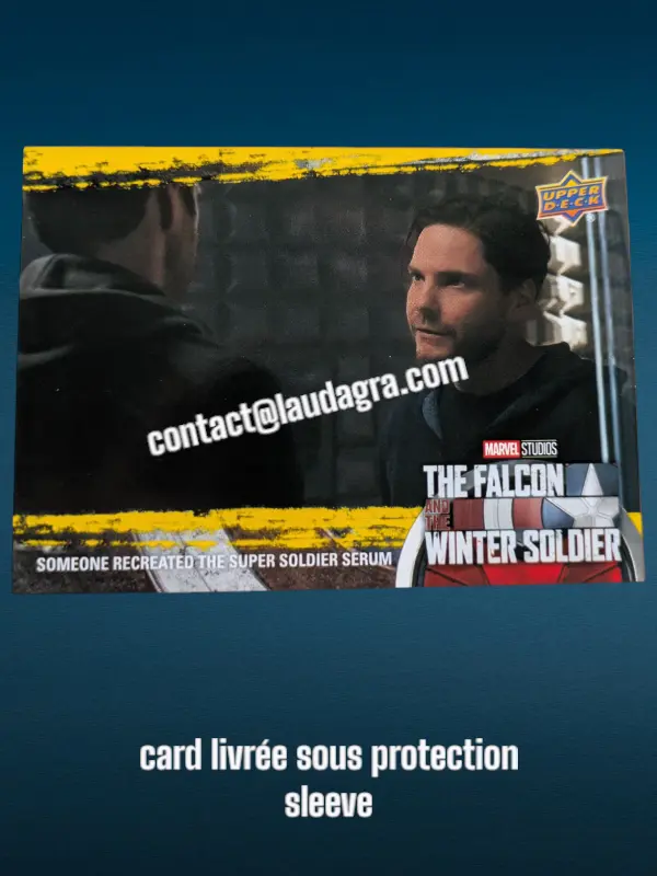Someone Recreated the Super Soldier Serum The Falcon and The Winter Soldier Yellow Parallel Card N° 24